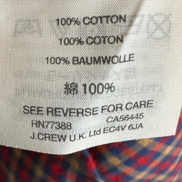 J Crew Men's Plaid Mercantile Flex Casual Cotton Shirt Sz S - Picture 13 of 13